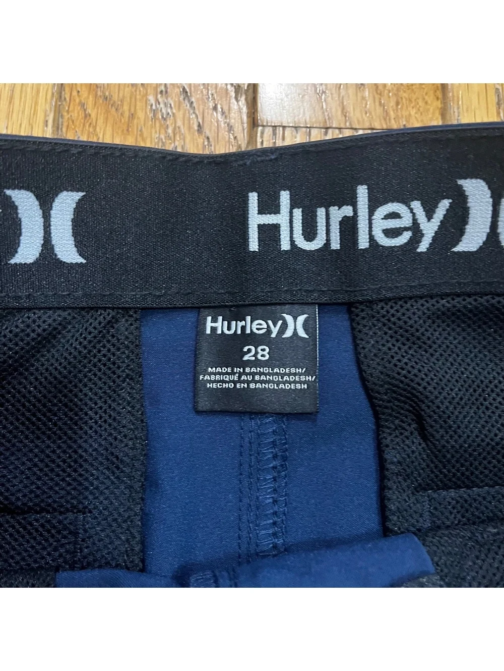 Hurley All Terrain Hybrid Walkshorts - Men's Size 28 Navy Blue